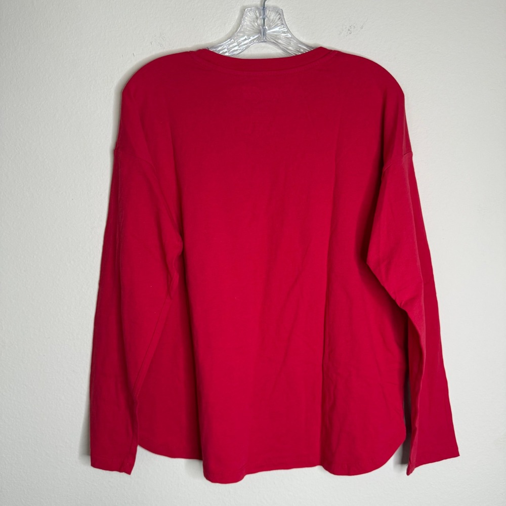 Coca-Cola Shirt Unisex XL Red Polar Bear Long Sleeve Graphic Tee Cotton Logo - Picture 4 of 5